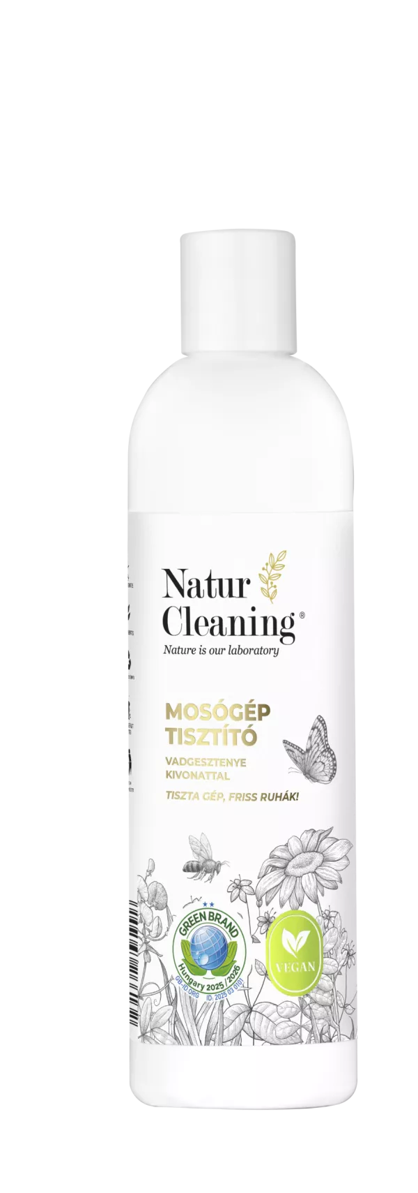 Naturcleaning Mosógép tisztító vadgesztenye kivonattal 200 ml