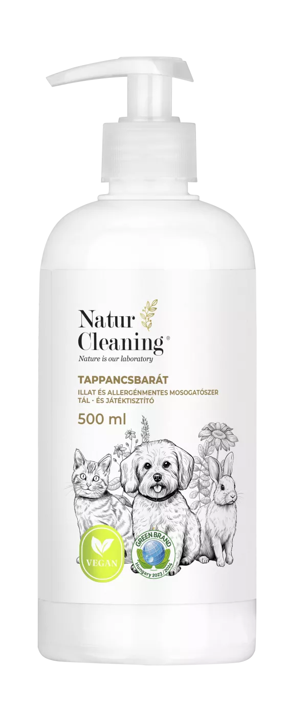 Naturcleaning Tappancsbarát Mosogatószer Tál - és játéktisztító 500 ml