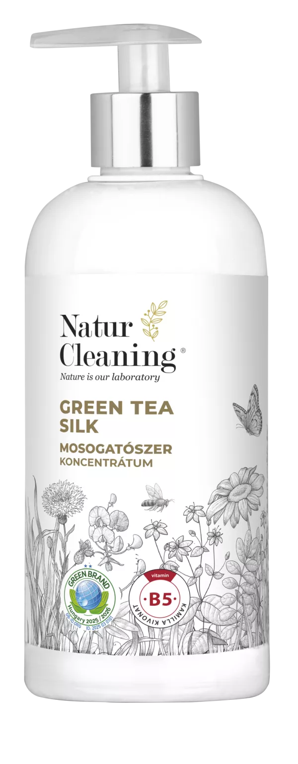Naturcleaning Mosogatószer koncentrátum Green Tea Silk 500 ml