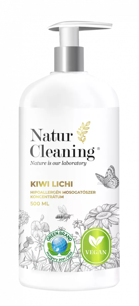 Naturcleaning Mosogatószer Kiwi-Lichi 500 ml