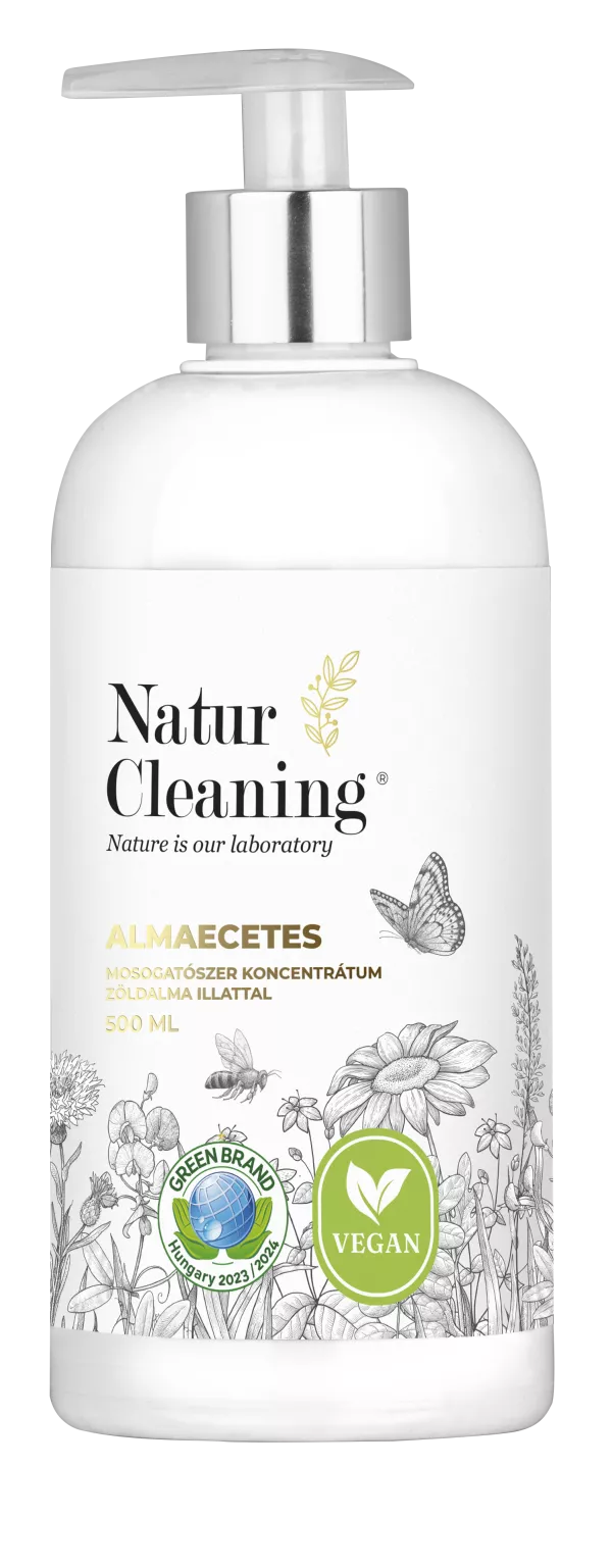 Naturcleaning Mosogatószer Almaecetes zöldalma illattal 500 ml