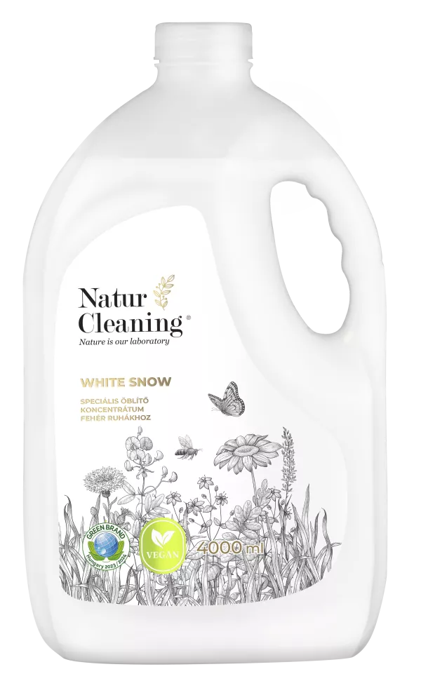 Naturcleaning Öblítő Koncentrátum White Snow / Hófehér / 4 liter