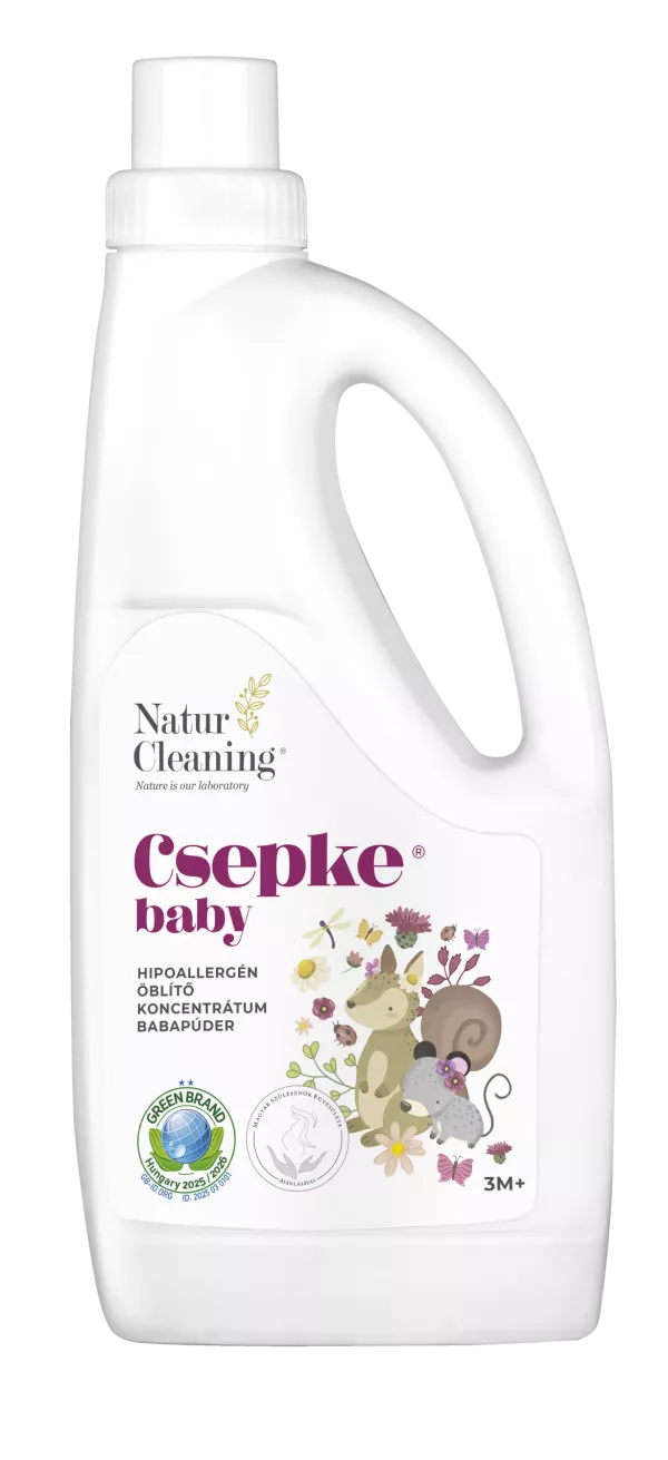 Csepke baby hipoallergén öblítő babapúder 3m+ 1 liter