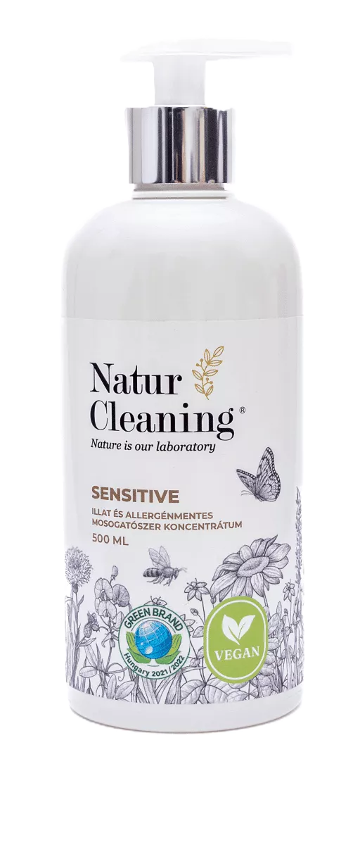 Naturcleaning Mosogatószer Sensitive illat és allergénmentes 500 ml