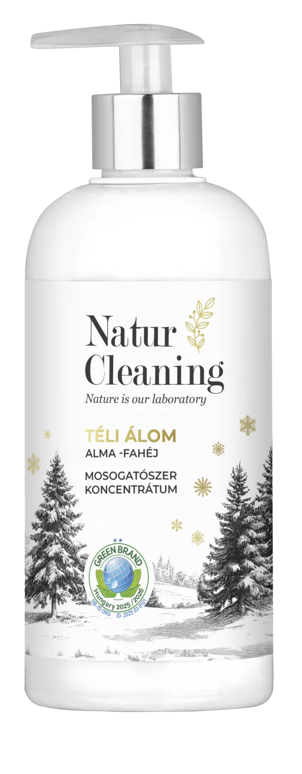 Naturcleaning Mosogatószer Téli Álom Alma-Fahéj 500 ml