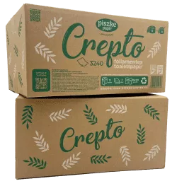 Crepto fóliamentes toalettpapír 3 rétegű 12 tekercs/doboz