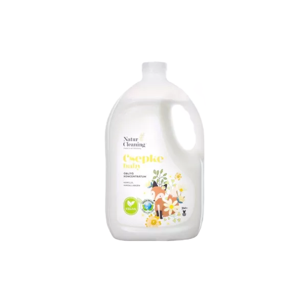 Csepke baby hipoallergén öblítő kamilla illattal 3m+ 4 liter