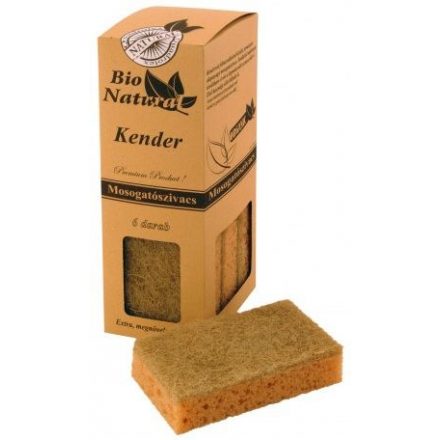 Eco Natural kender mosogatószivacs 6db