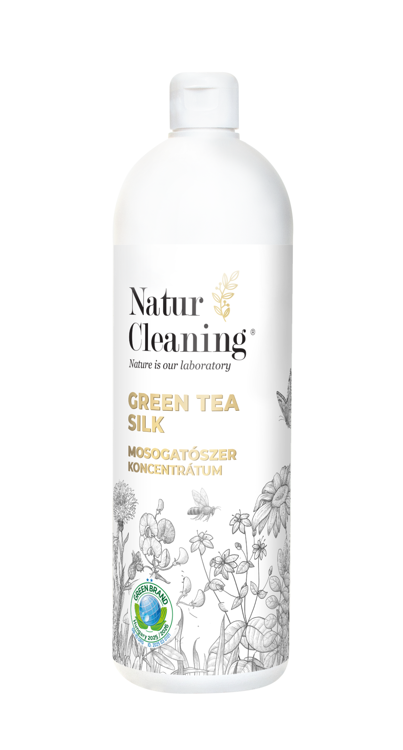 Naturcleaning Mosogatószer koncentrátum Green Tea Silk 1 liter