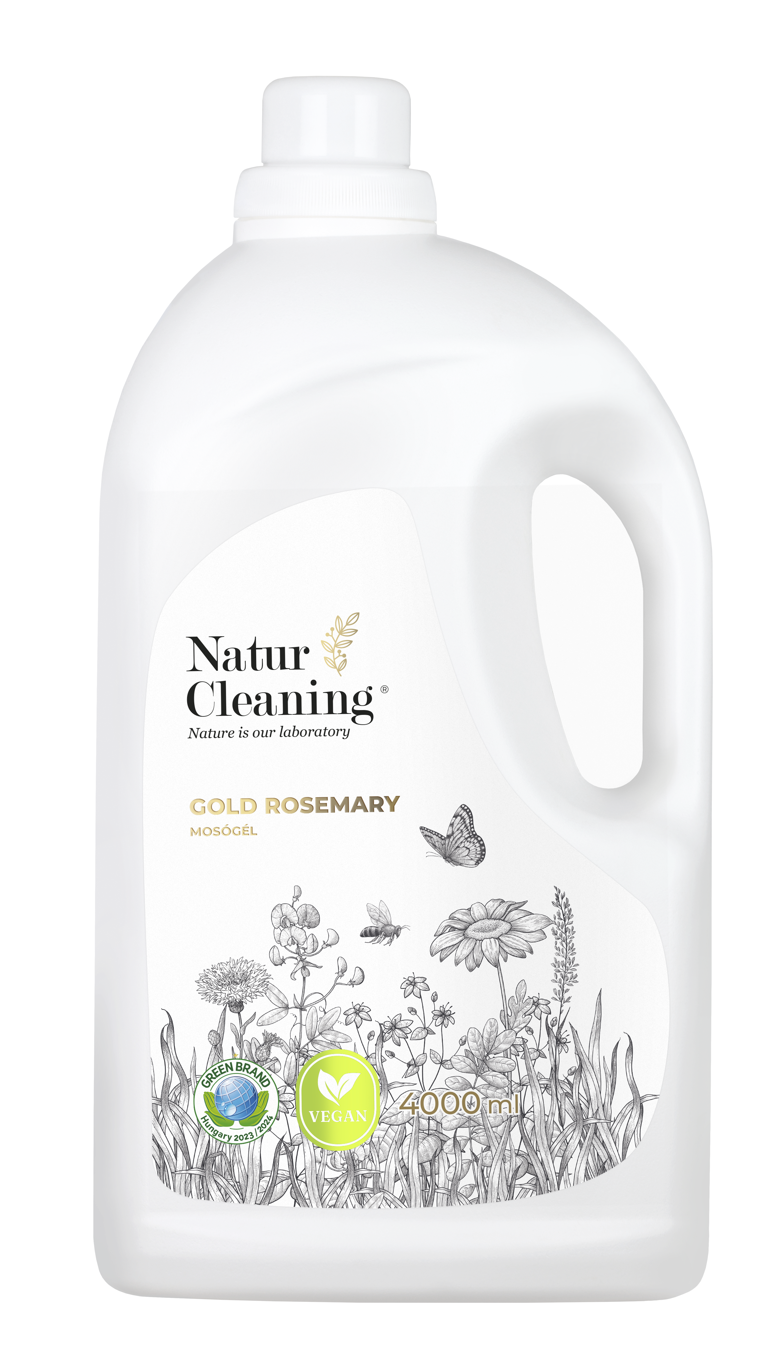 Naturcleaning Gold Rosemary hipoallergén mosógél 4 liter