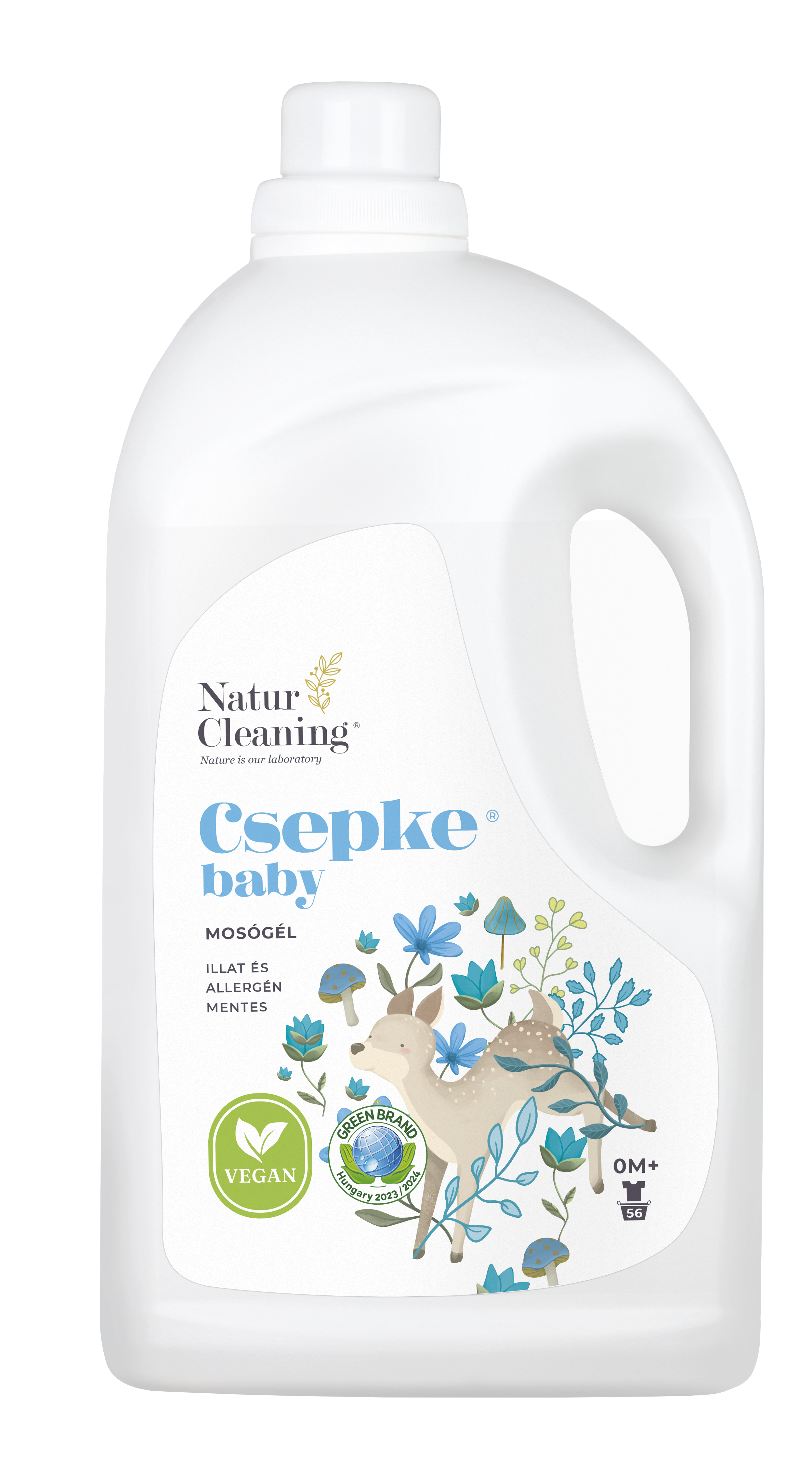 Csepke Baby allergénmentes mosógél 0m+4 liter