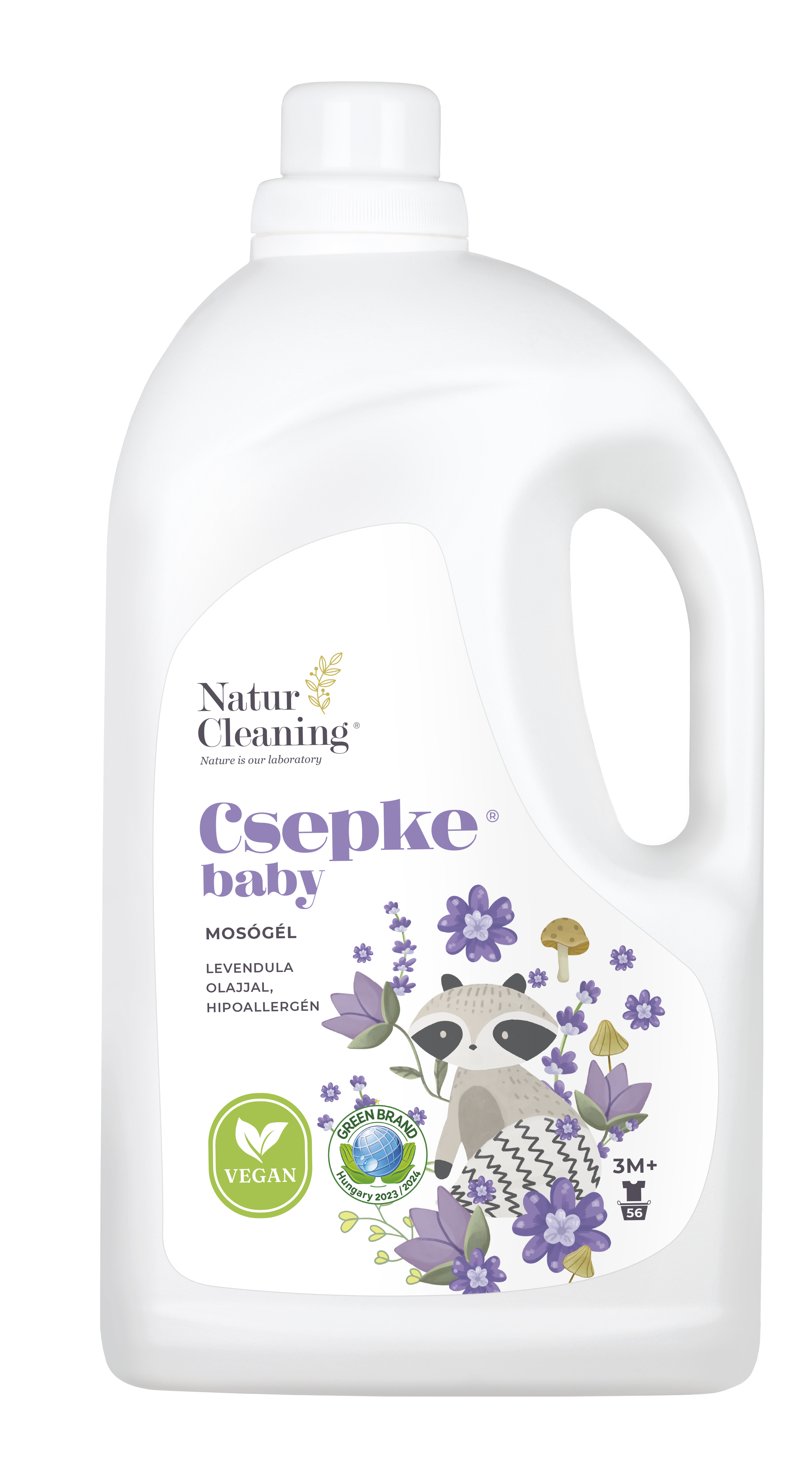 Csepke Baby mosógél levendula olajjal 3m+ 4 liter