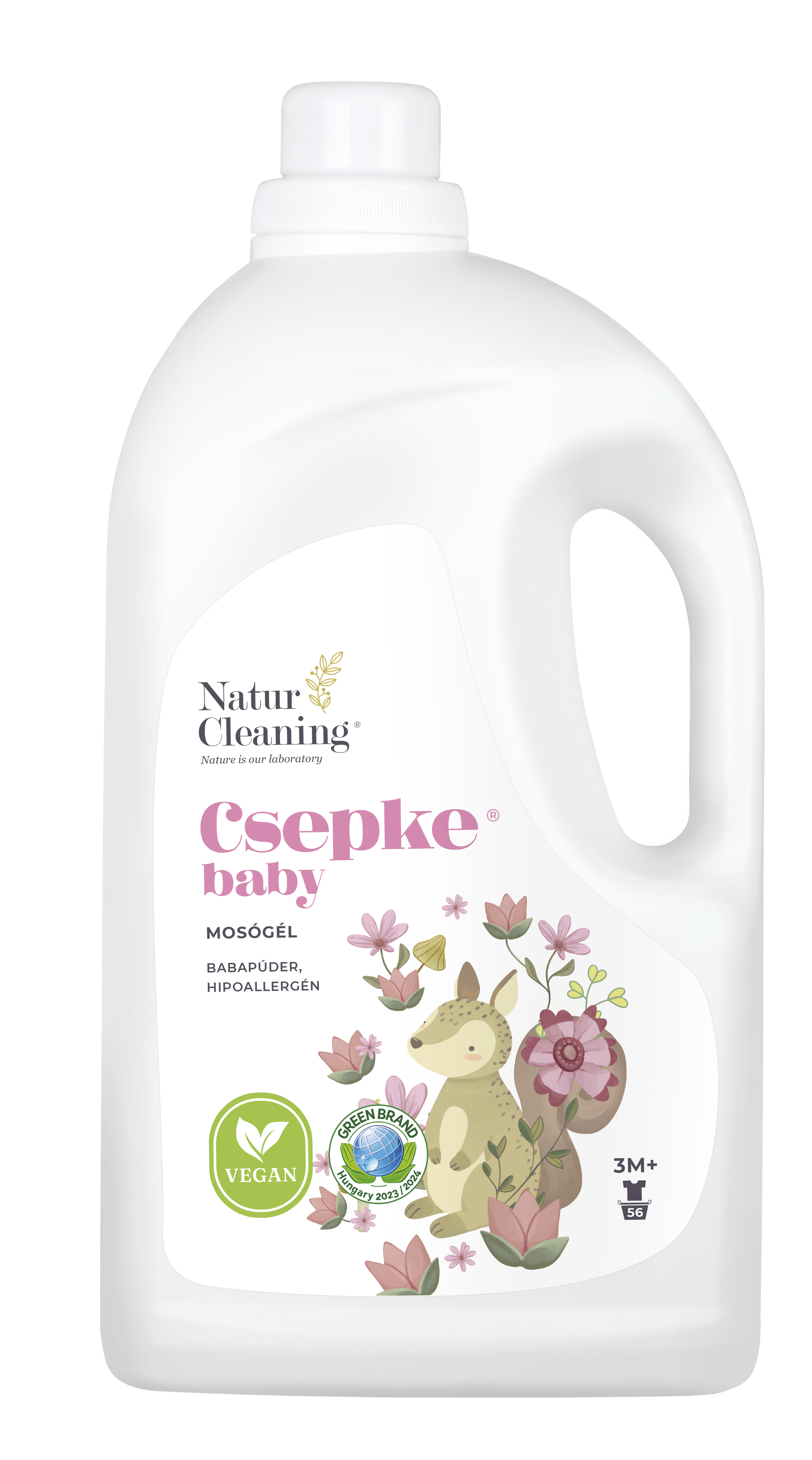 Csepke baby hipoallergén mosógél babapúder 4 liter