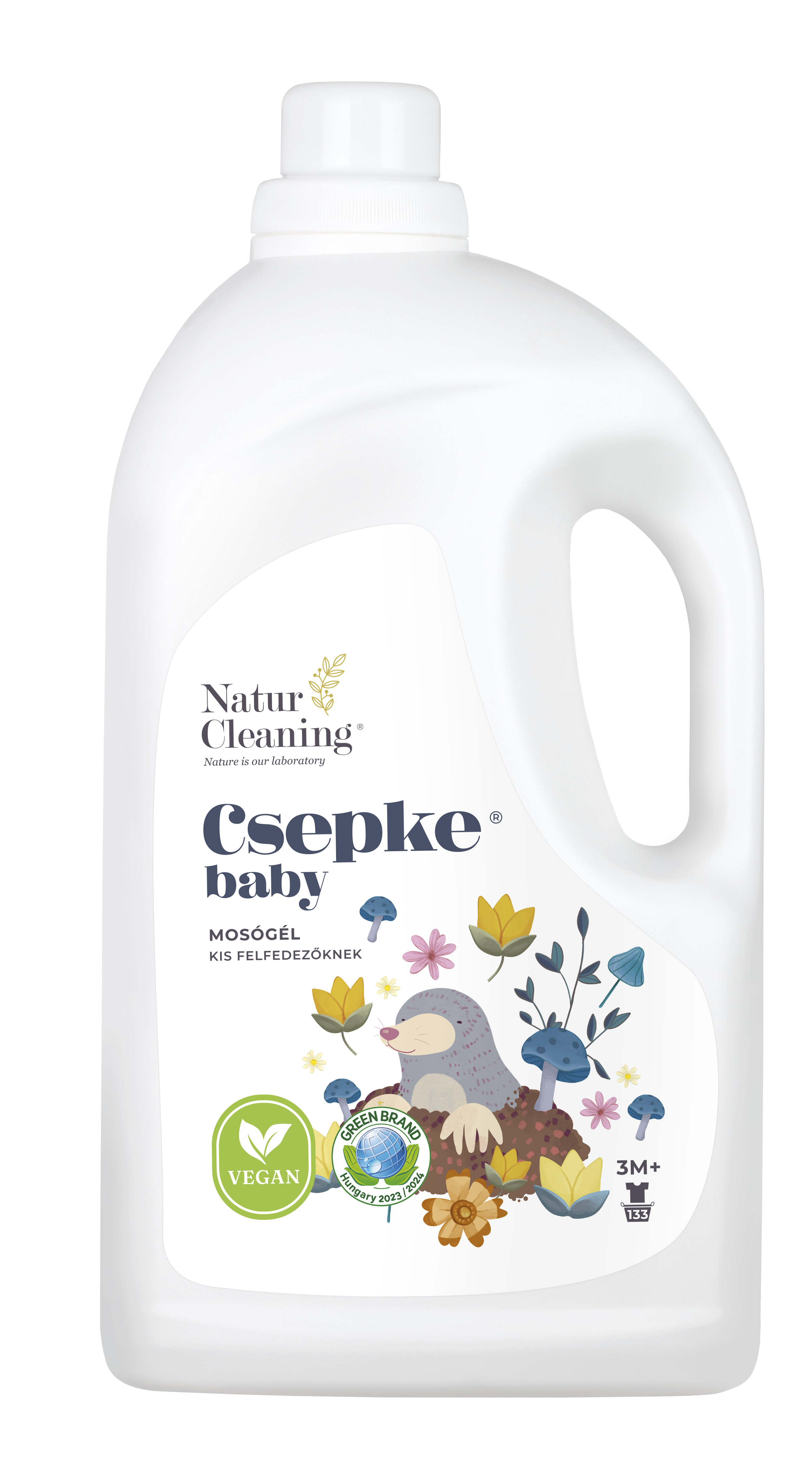 Csepke Baby Mosógél Kis Felfedezőknek 3m+ 4 liter