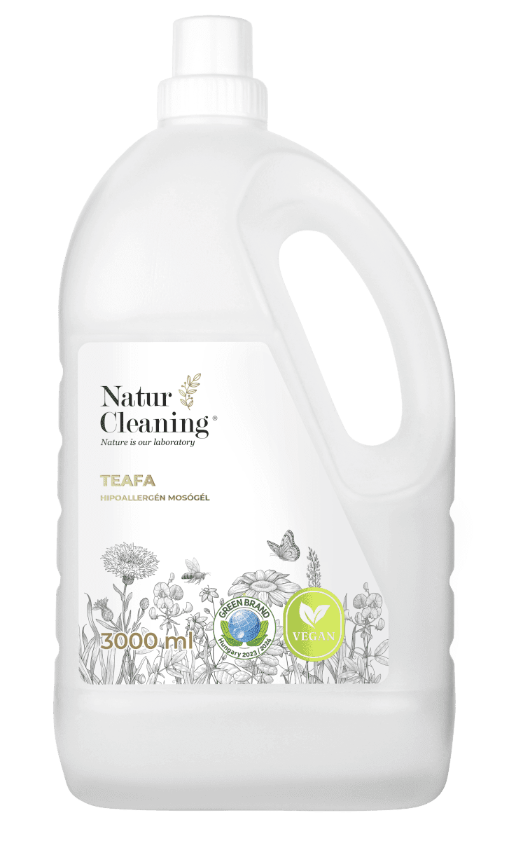 Naturcleaning Teafa-Aloe hipoallergén mosógél 3 liter