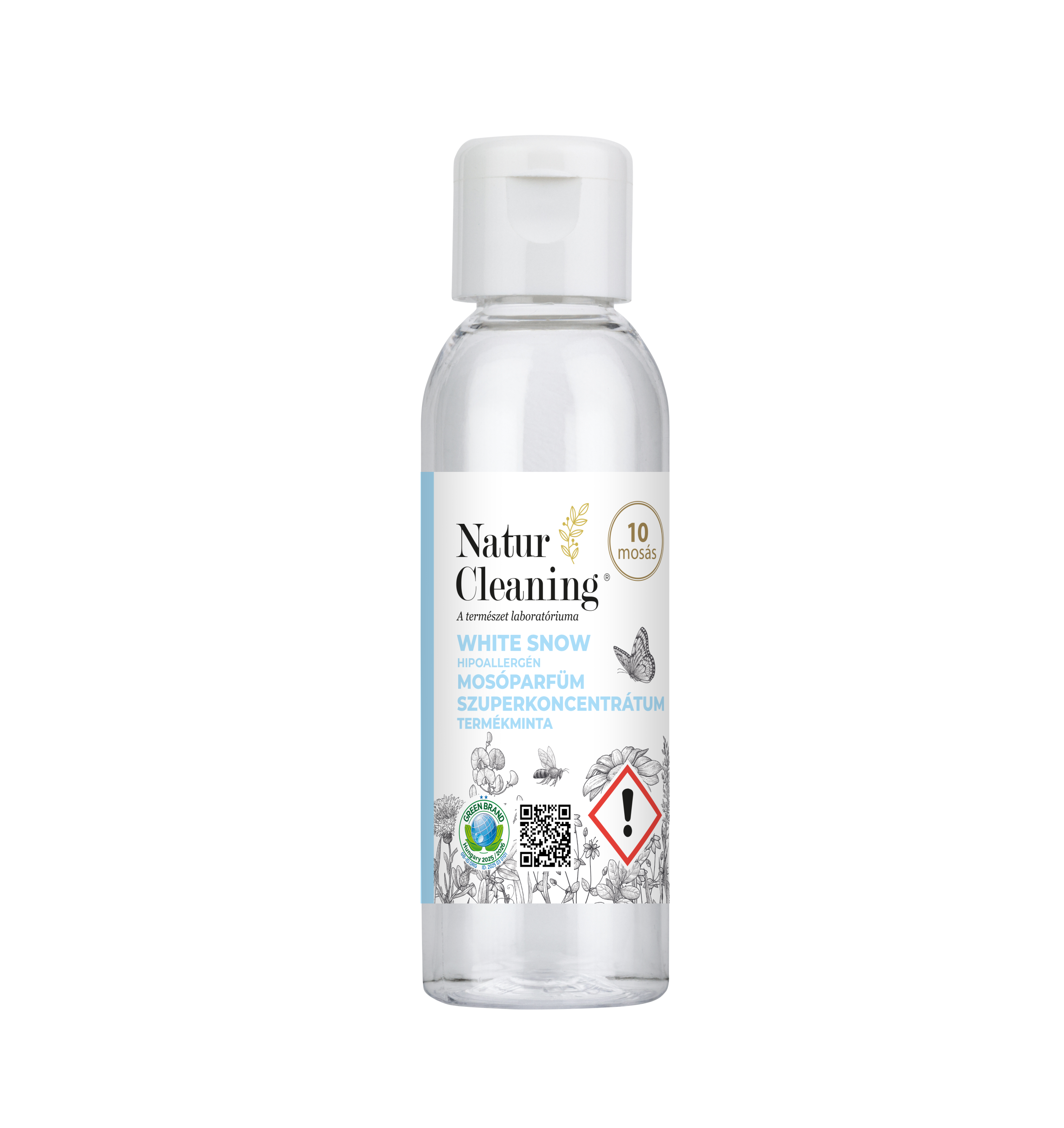 Naturcleaning White Snow Hipoallergén Mosóparfüm Szuperkoncentrátum 50 ml