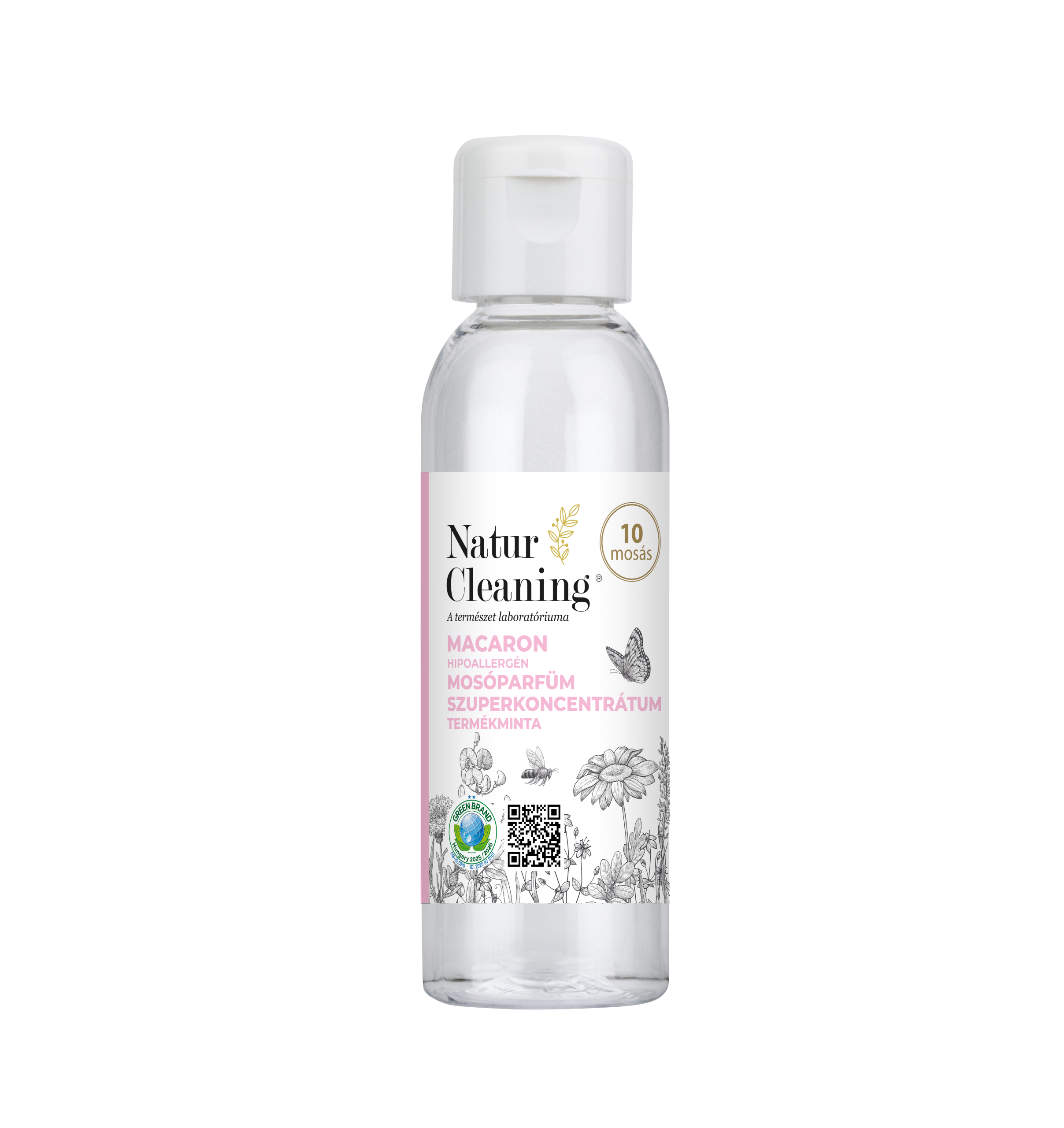 Naturcleaning Macaron Hipoallergén Mosóparfüm Szuperkoncentrátum 50 ml