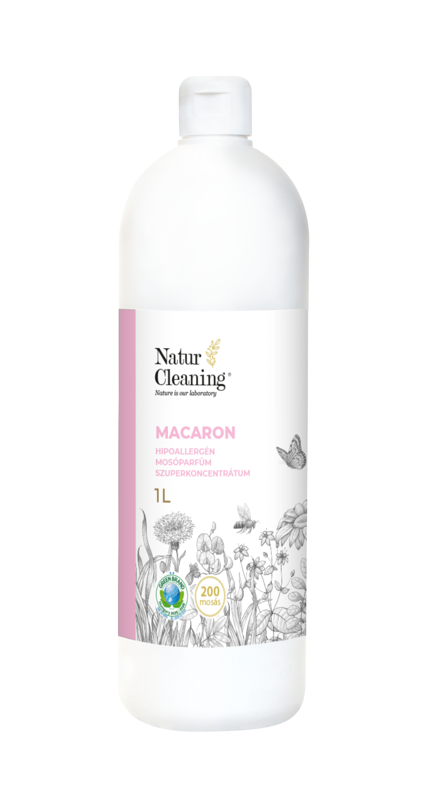 Naturcleaning Macaron Hipoallergén Mosóparfüm Szuperkoncentrátum 1 liter