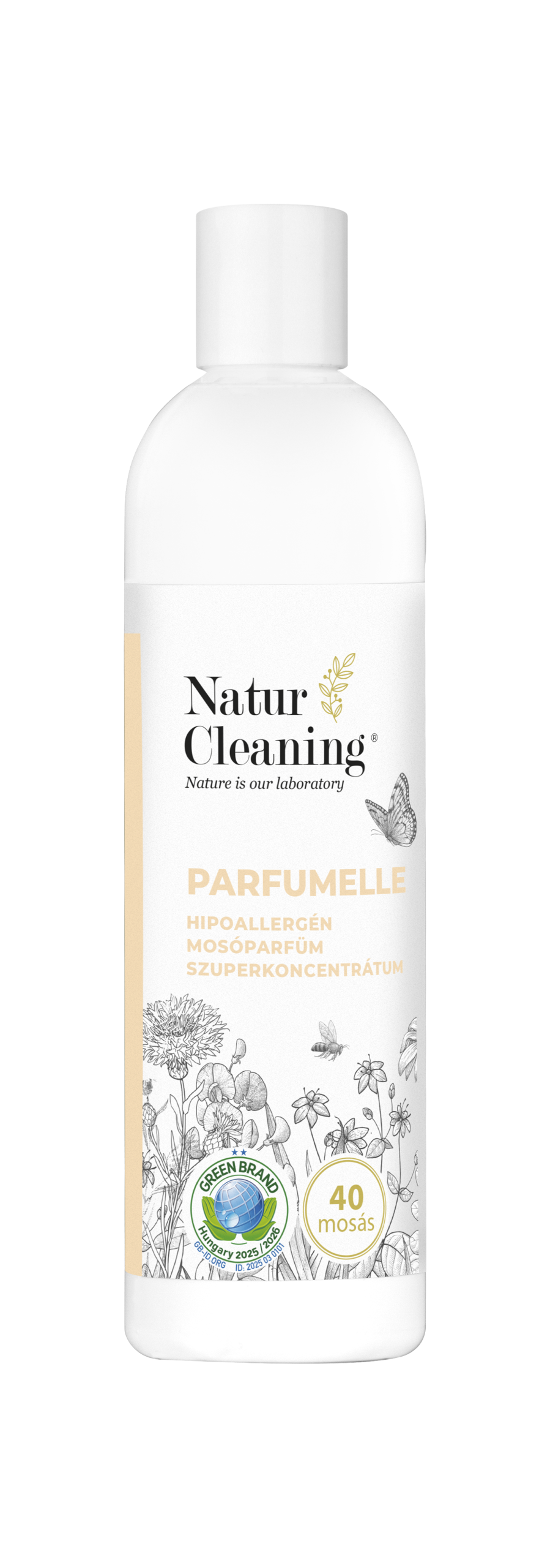 Naturcleaning Parfumelle Hipoallergén Mosóparfüm Szuperkoncentrátum 200 ml