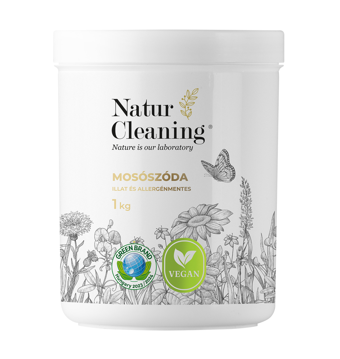 Illat,- és allergénmentes mosószóda 1 kg