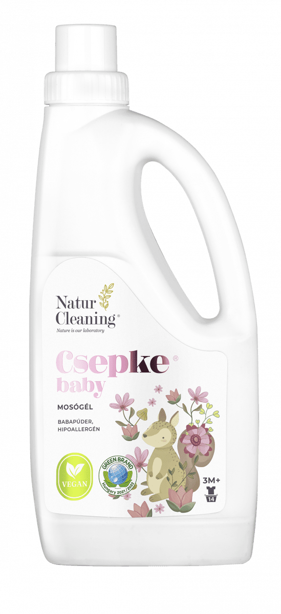 Csepke baby hipoallergén mosógél babapúder 1 liter