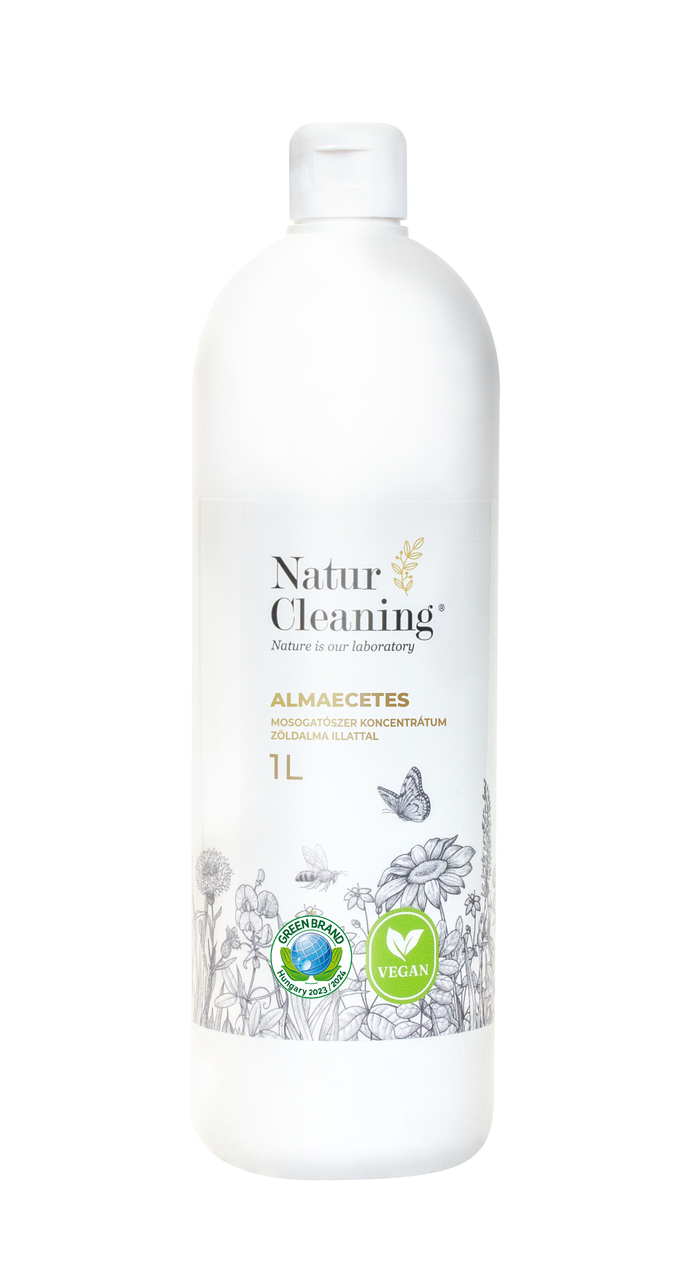 Naturcleaning Mosogatószer Almaecetes zöldalma illattal 1 liter