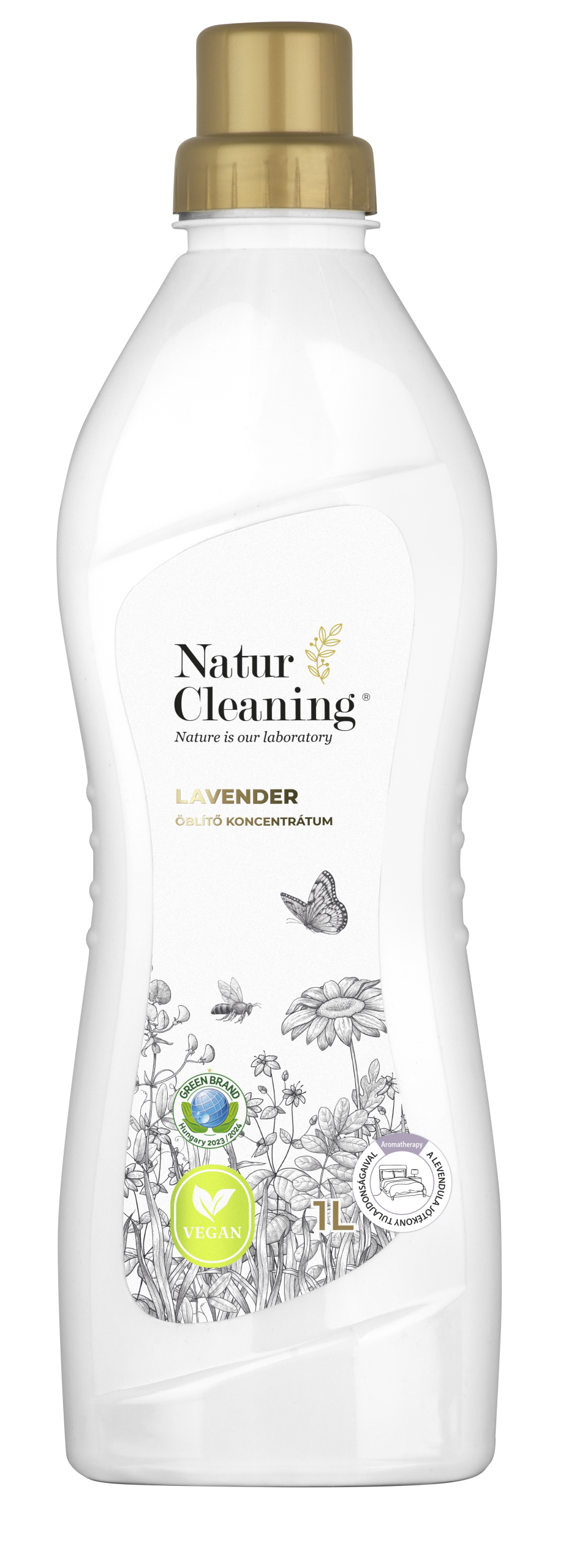 Naturcleaning Aromaterápiás Levendula Öblítő koncentrátum 1 liter – galéria