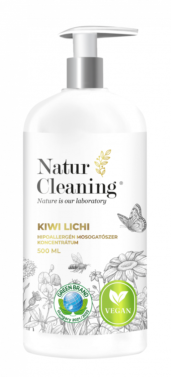 Naturcleaning Mosogatószer Kiwi-Lichi 500 ml