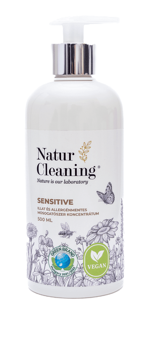 Naturcleaning Mosogatószer Sensitive illat és allergénmentes 500 ml