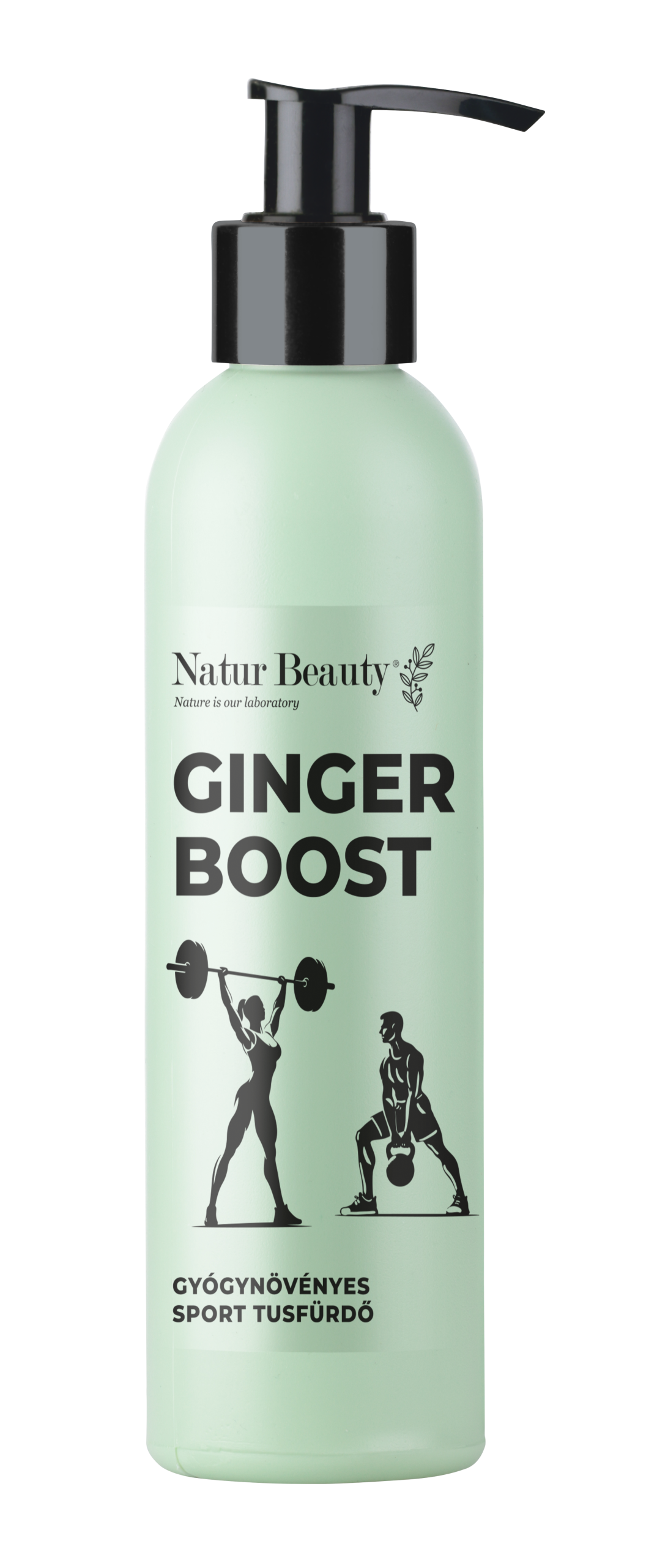 Natur Beauty GINGER Boost gyógynövényes sport tusfürdő  200 ml
