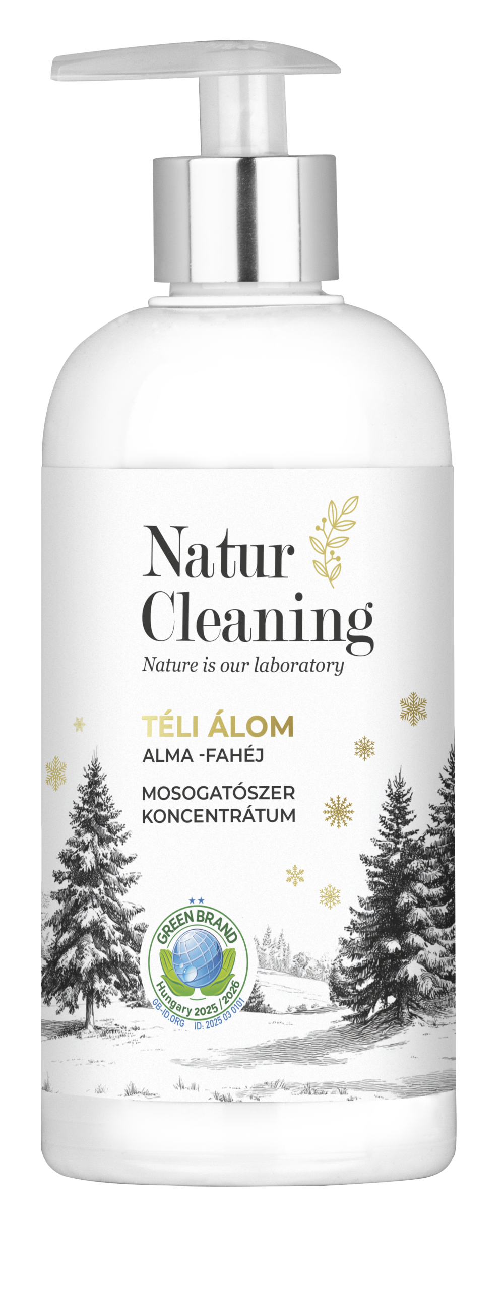 Naturcleaning Mosogatószer Téli Álom Alma-Fahéj 500 ml