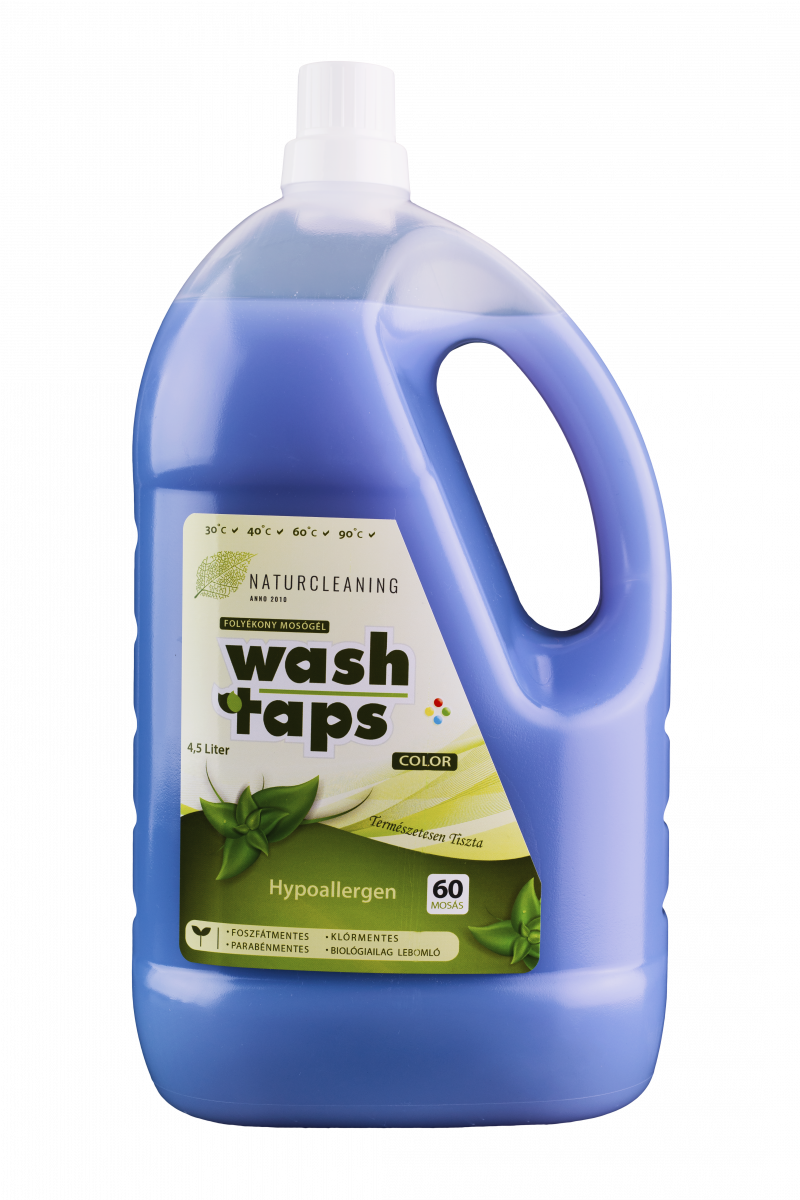 Wash Taps Color hipoallergén mosógél 4,5 liter