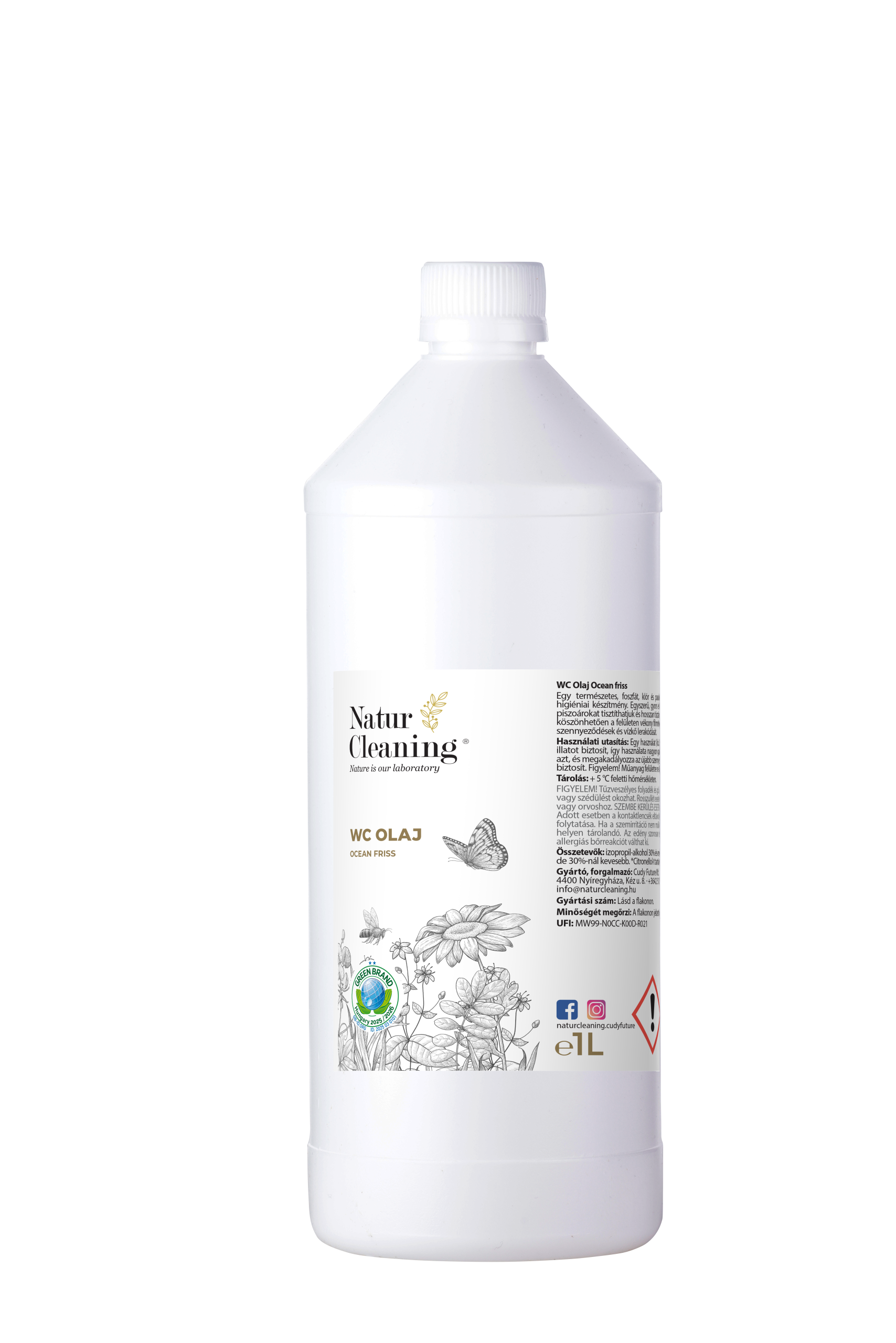 Naturcleaning WC olaj Óceán 1 liter