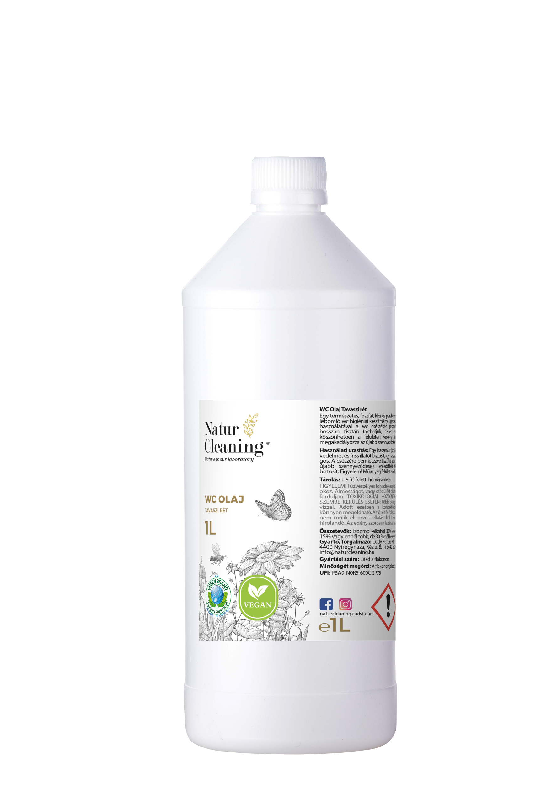 Naturcleaning WC olaj Tavaszi rét 1 liter
