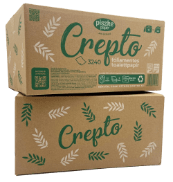 Crepto fóliamentes toalettpapír 3 rétegű 12 tekercs/doboz