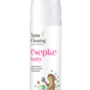 Csepke Baby Hipoallergén Babafürdető Hab és Sampon Tüdérkert 200 ml