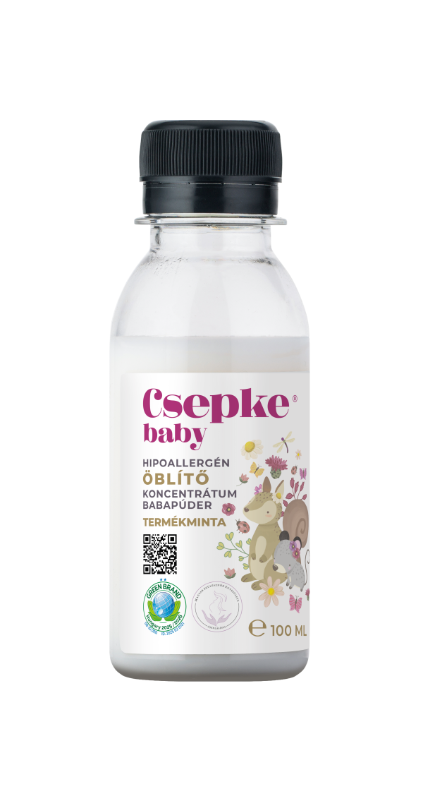 Csepke baby hipoallergén öblítő babapúder 3m+ 100 ml