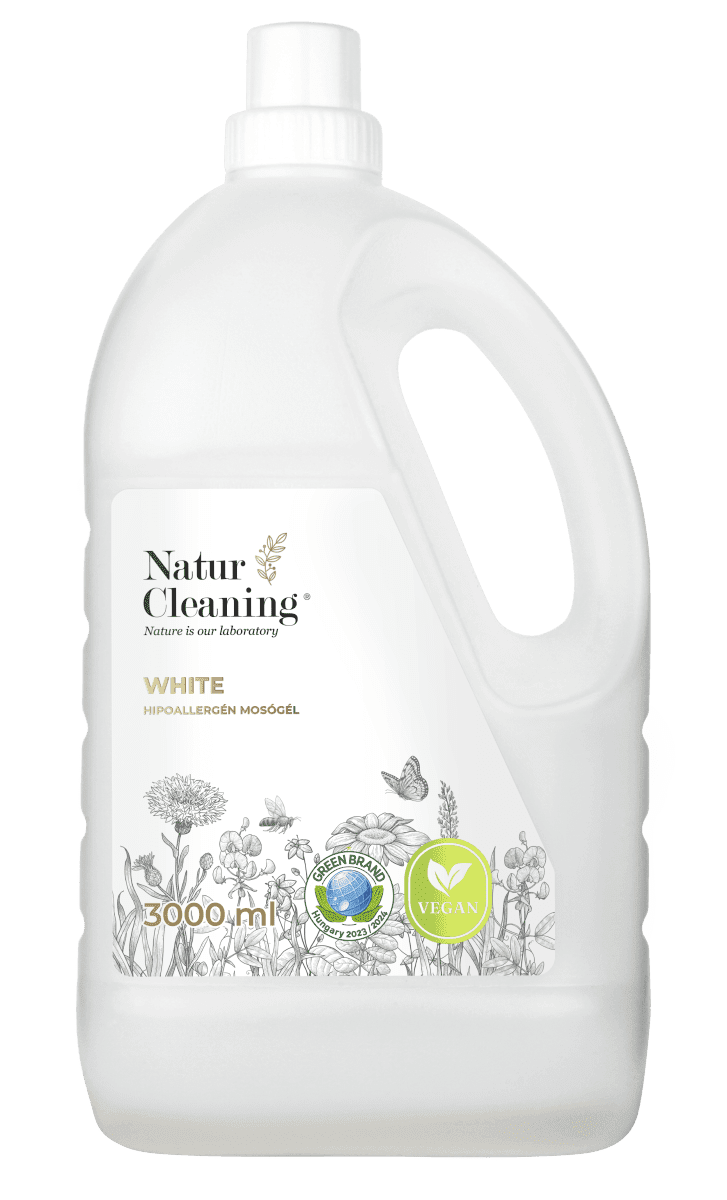 Naturcleaning Mosógél White hipoallergén mosógél 3 liter