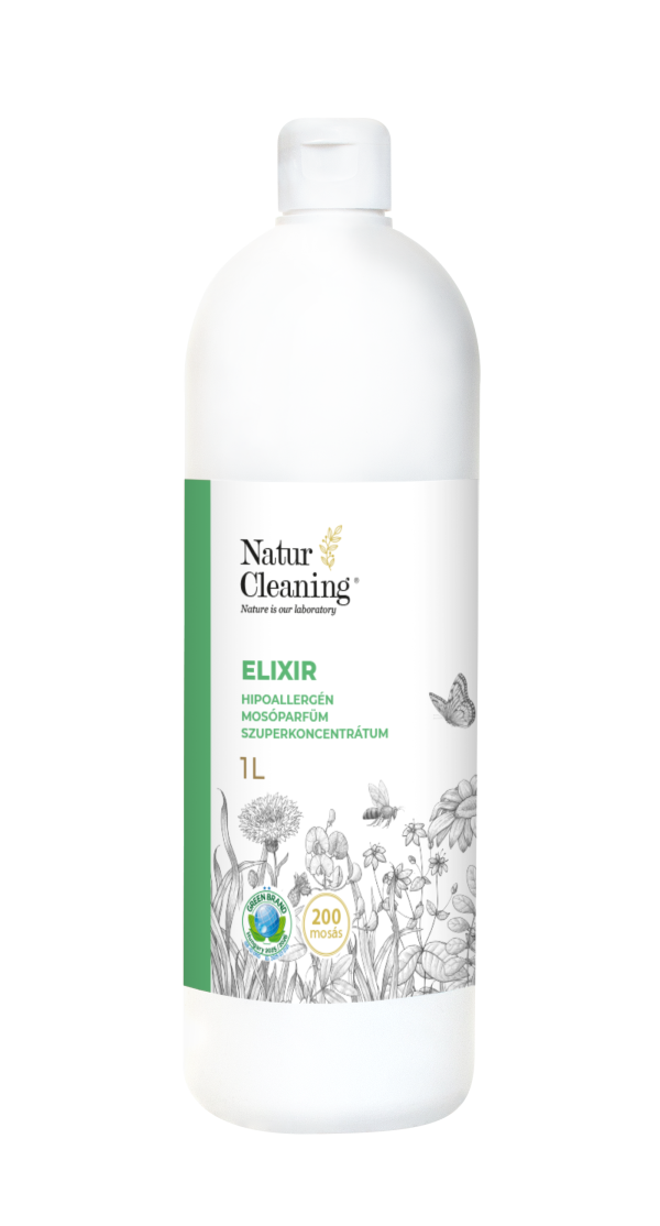 Naturcleaning Elixir Hipoallergén Mosóparfüm Szuperkoncentrátum 1 liter