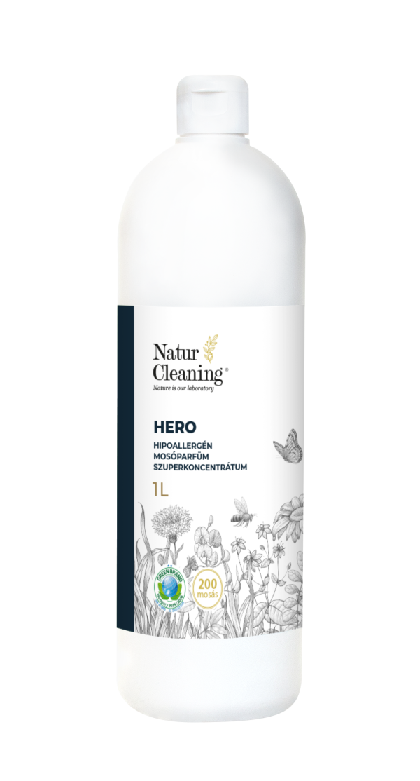Naturcleaning Hero Hipoallergén Mosóparfüm Szuperkoncentrátum 1 liter