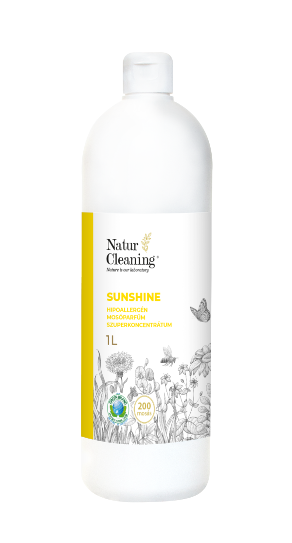 Naturcleaning Sunshine Hipoallergén Mosóparfüm Szuperkoncentrátum 1 liter