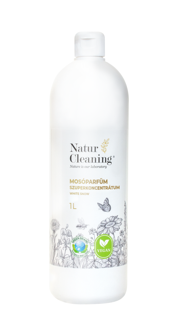 Naturcleaning White Snow Hipoallergén Mosóparfüm Szuperkoncentrátum 1 liter