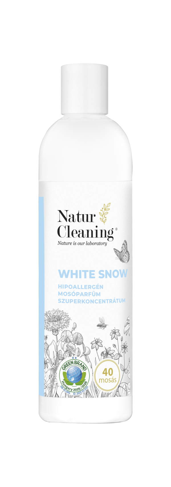 Naturcleaning White Snow Hipoallergén Mosóparfüm Szuperkoncentrátum 200 ml