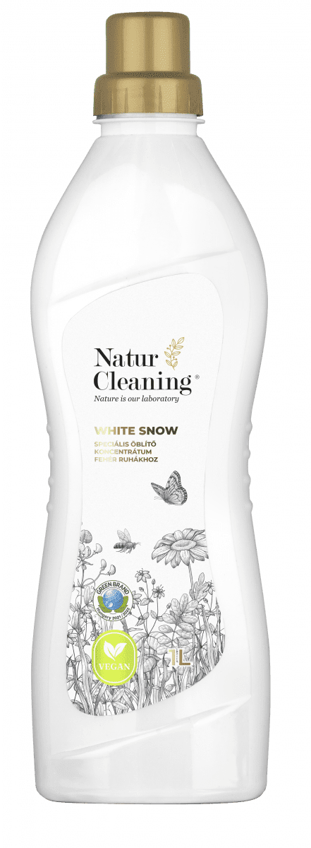 Naturcleaning Öblítő Koncentrátum White Snow / Hófehér / - 1 Liter