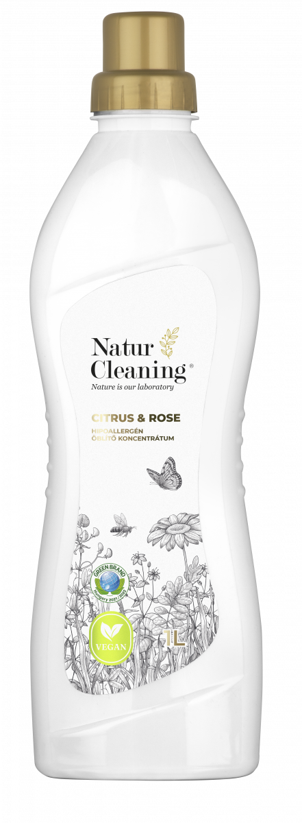 Naturcleaning Öblítő koncentrátum Citrus & Rose - 4 Liter
