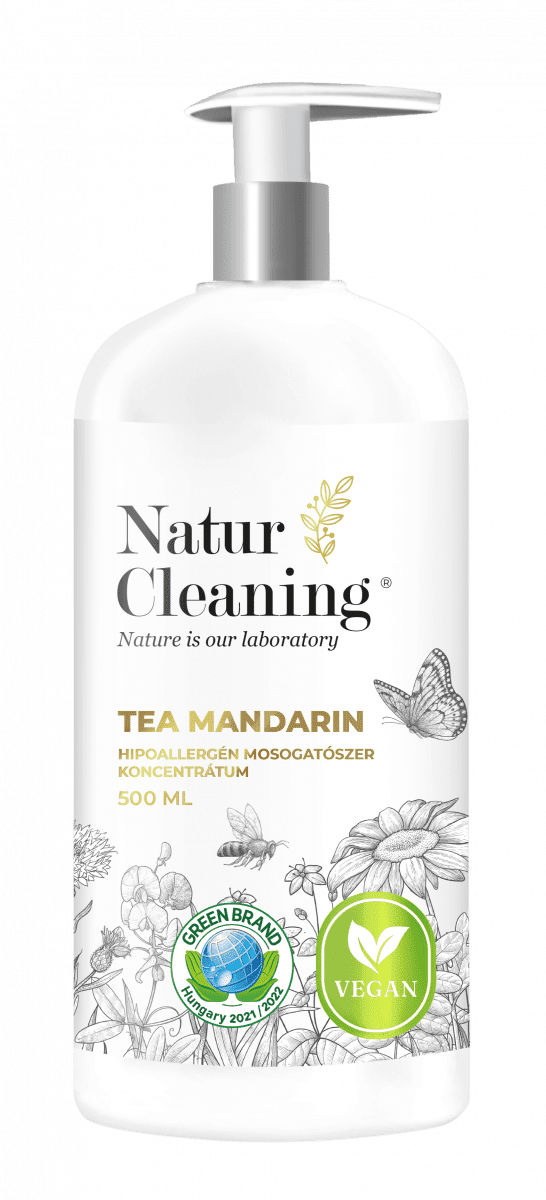 Naturcleaning Mosogatószer Koncentrátum Tea-mandarin - 0.5 Liter