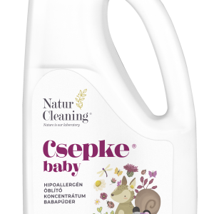 Csepke baby hipoallergén öblítő babapúder 3m+ 1 liter