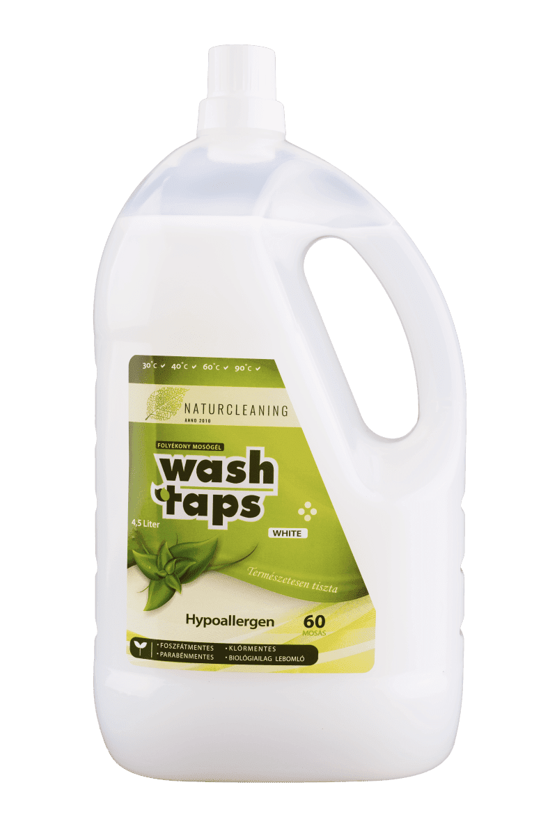 Wash Taps White hipoallergén mosógél 4,5 liter