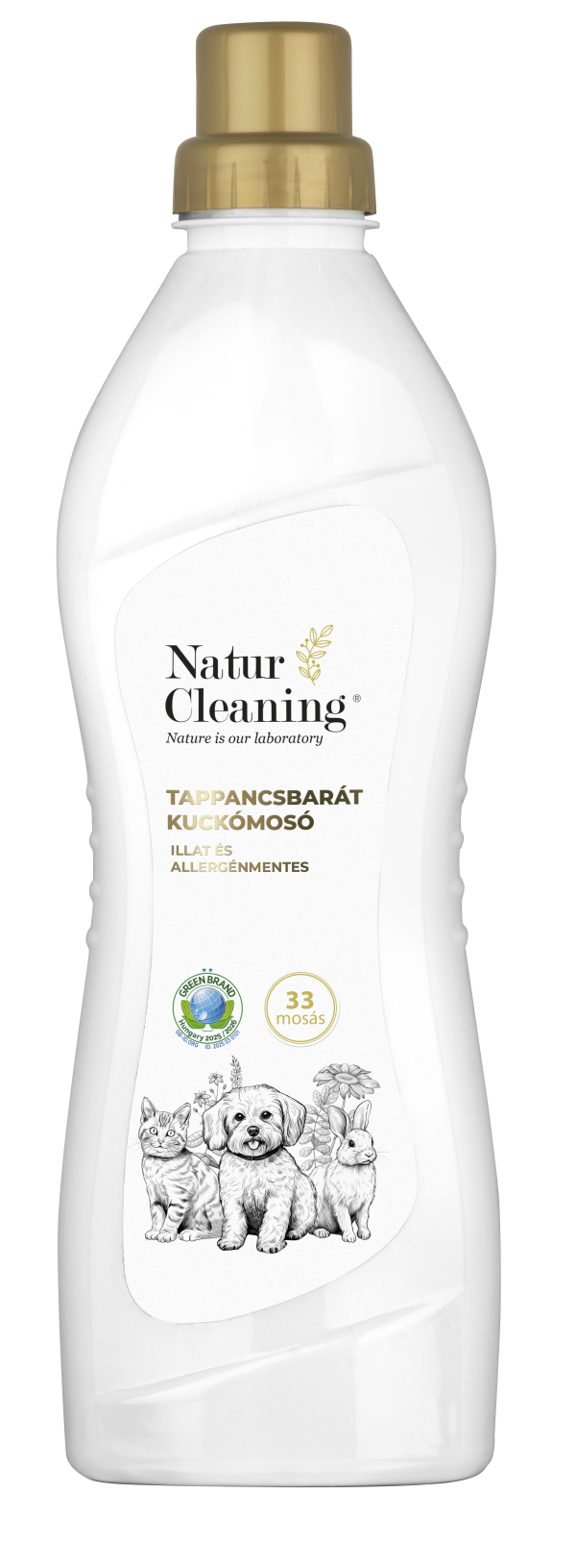 Naturcleaning Tappancsbarát  Kuckómosó Illat és Allergénmentes 1 liter