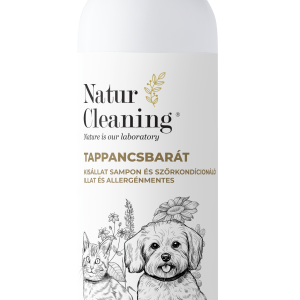 Naturcleaning Tappancsbar&aacute;t Illat &eacute;s allerg&eacute;nmentes Kis&aacute;llat sampon &eacute;s szőrkondicion&aacute;l&oacute; 250 ml